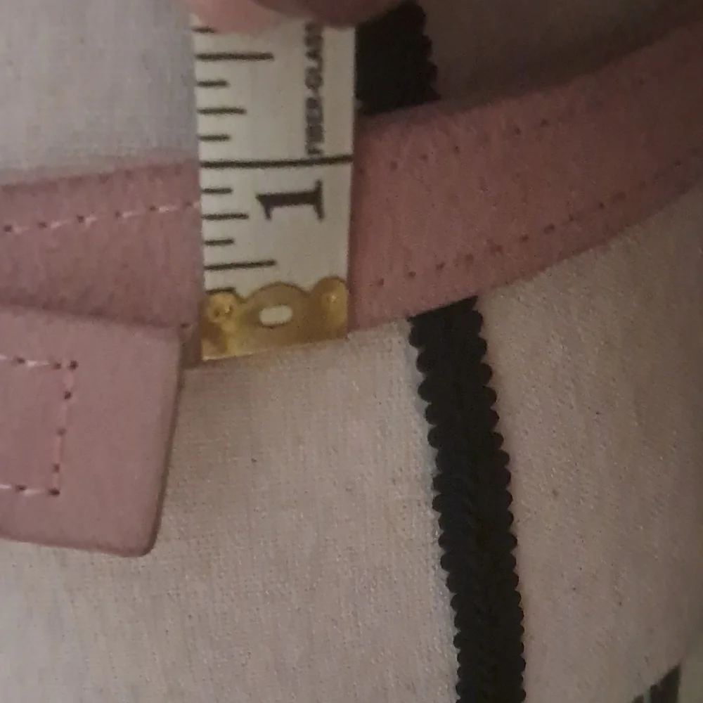 Blush Pink Suede Leather Belt Size Large Barbiecore Feminine Neutral Preowned